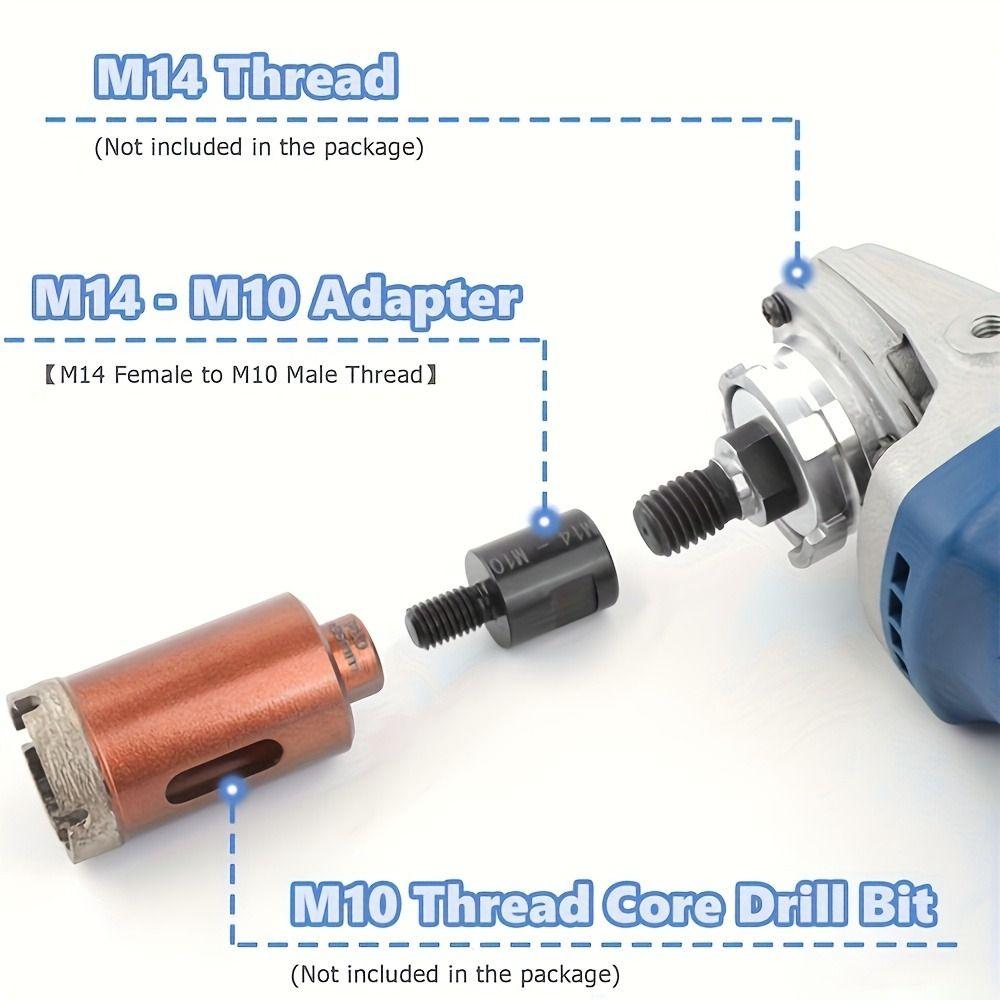 Multi-purpose Angle Grinder Adapter M 14 To M 10 Polisher Output Shaft Power Tool Accessory