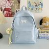 Schoolbag Wholesale High Value Bow Lightweight Small Backpack Japanese Ins Simple High School Student Schoolbag Versatile Backpack