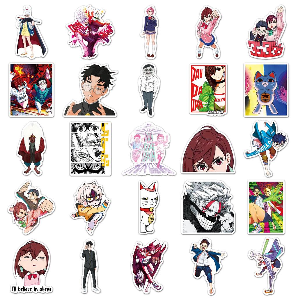 50 Ekalen Japanese Anime HD Waterproof Stickers for Computers & Journals