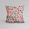 Luxury Home Decor Cushion Cover Office Sofa Cushion Cover Afternoon Tea Donut Snack Pattern Printed Pillow Cover