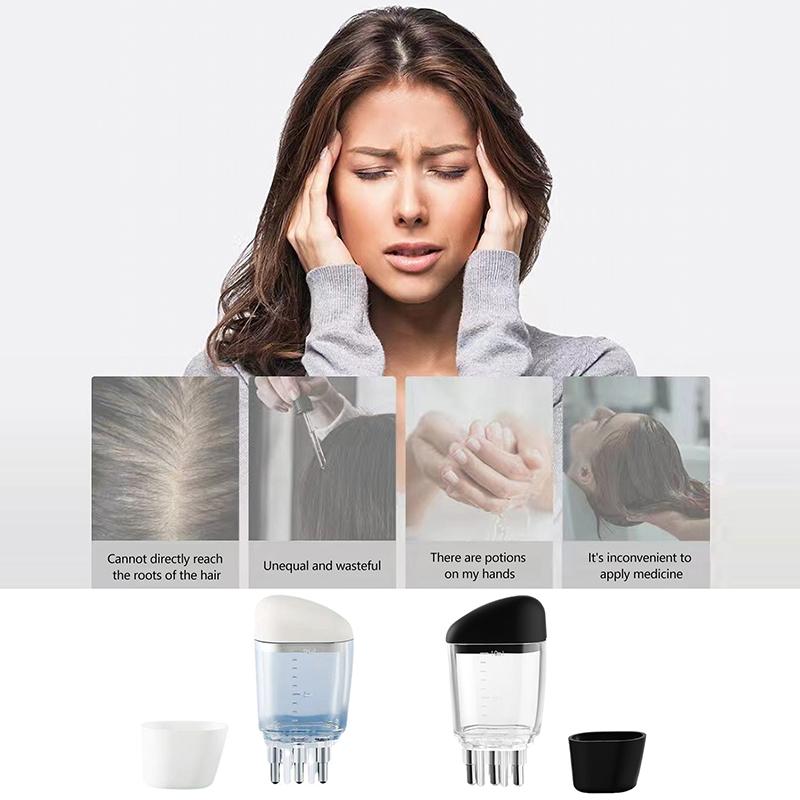 10Ml Mini Scalp Applicator Essential Oil Liquid Guiding Massager Anti Hair Loss Scalp Care Tools For Hair Growth Head Comb