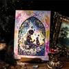 3 pcs/pack Cat theme Die cut puzzle stickers aesthetic Stick Labels Decorative Diary Album material Scrapbooking Supplies