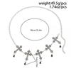Gothic Cross Adjustable Y2K Belt Waist Chain for Women Vintage Skirt Waistband Body Jewelry Gifts