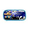 Dog Mans Cat Cartoon School Pen Bag With Durable Polyester For Elementary Students