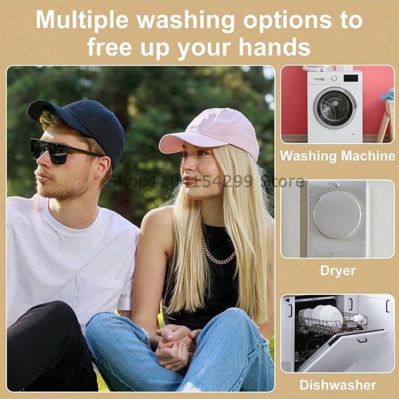 Washable Laundry Bag Washing Machine Hat Washing Protector Hat Cleaning Machine Anti-Deformation Secure Hat Storage Solution