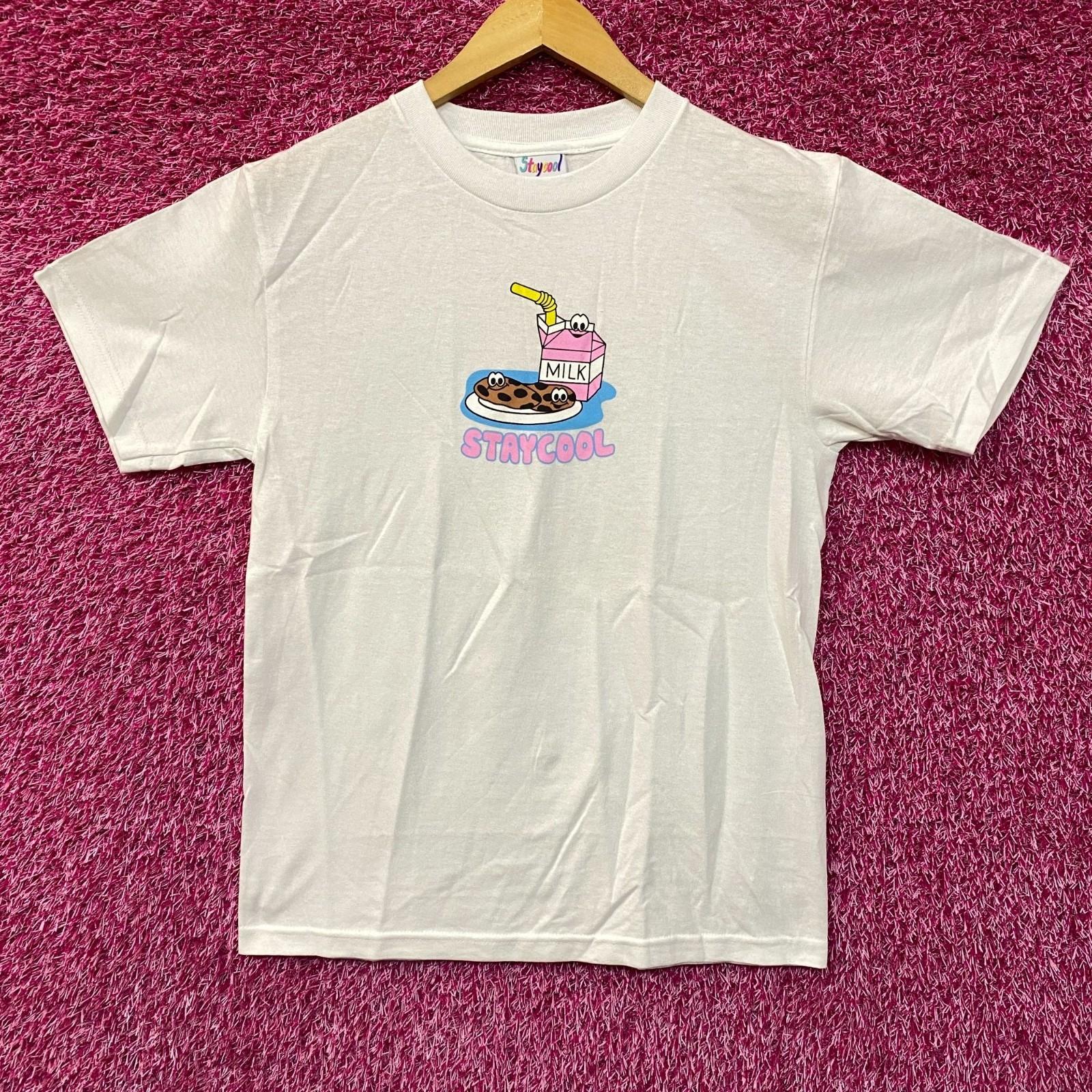 Staycool Milk Cookies Graphic Design T-Shirt L