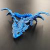 3D Printed Flying Dragon Full Body Movable Joint Fidget Toy Figurine Simulation Dragon Office Desktop Ornament Toys with Wing