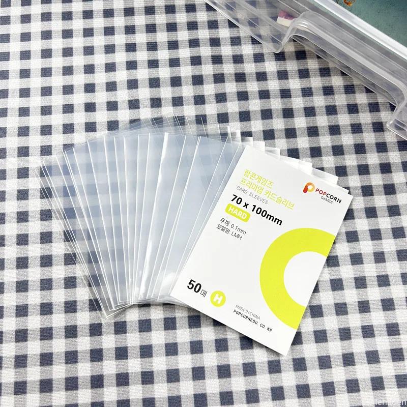 50-600 Pieces Card Film Protective Transparent Card Sleeves Holder CPP Album Binder Suitable for Camera Storage Album Protection