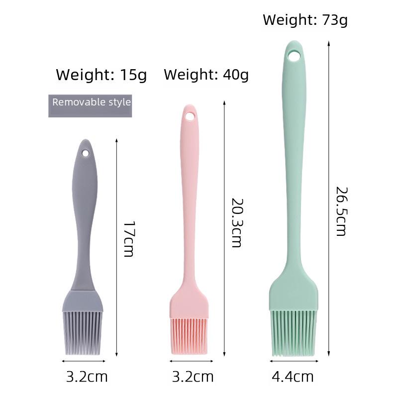 Silicone BBQ & Baking Oil Brush Set