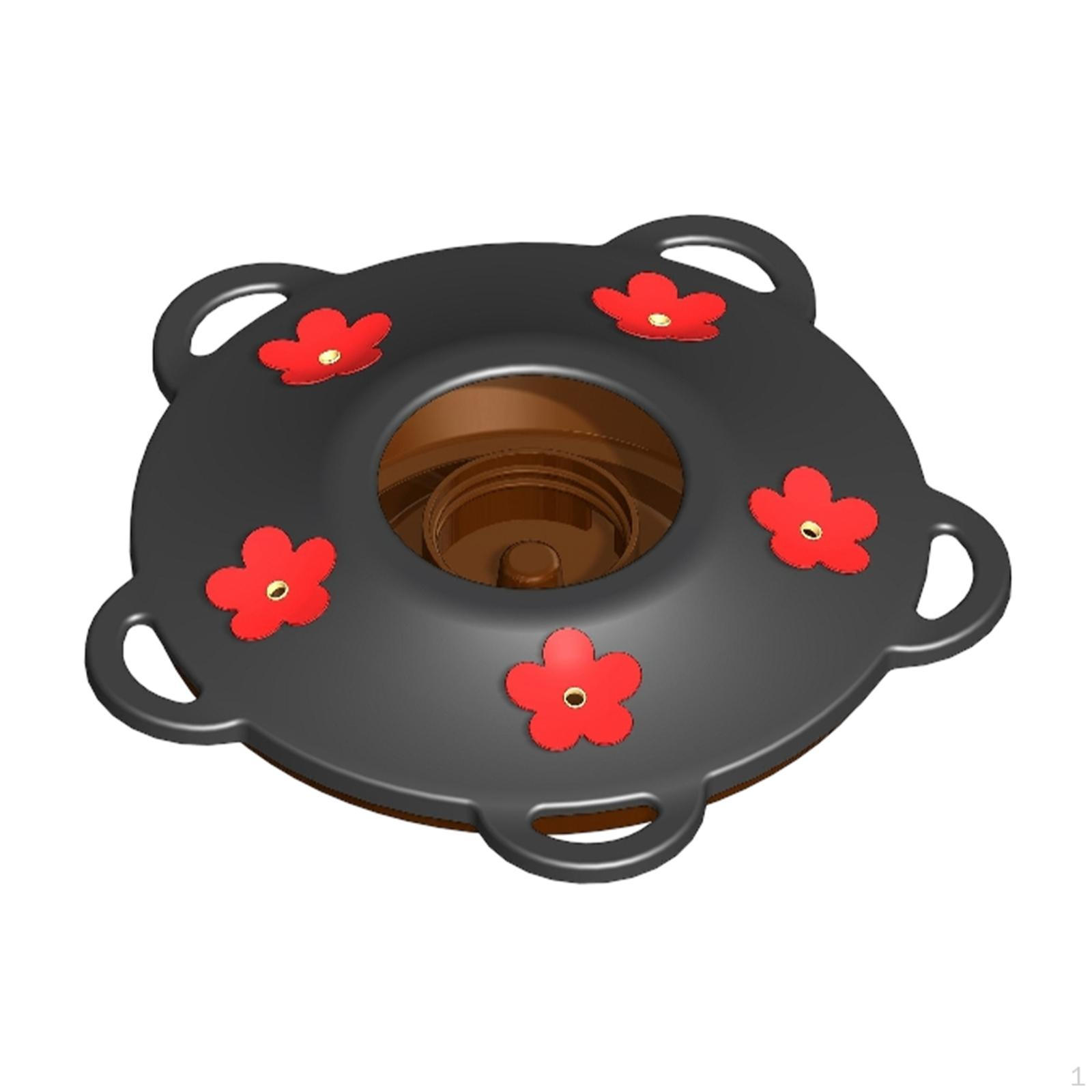 

Base Replacement with Flower Shaped Feeding Ports Wrap Around Perch Sturdy Accessories Yard Easy to