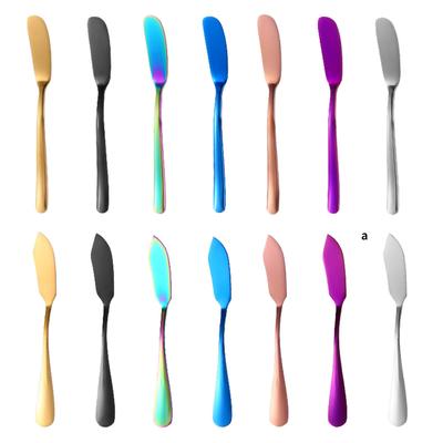 Edelstahl Buttermesser Küche Käse Silber Dessert Werkzeuge Marmelade Streuer Utensil Besteck Scharf/Rund