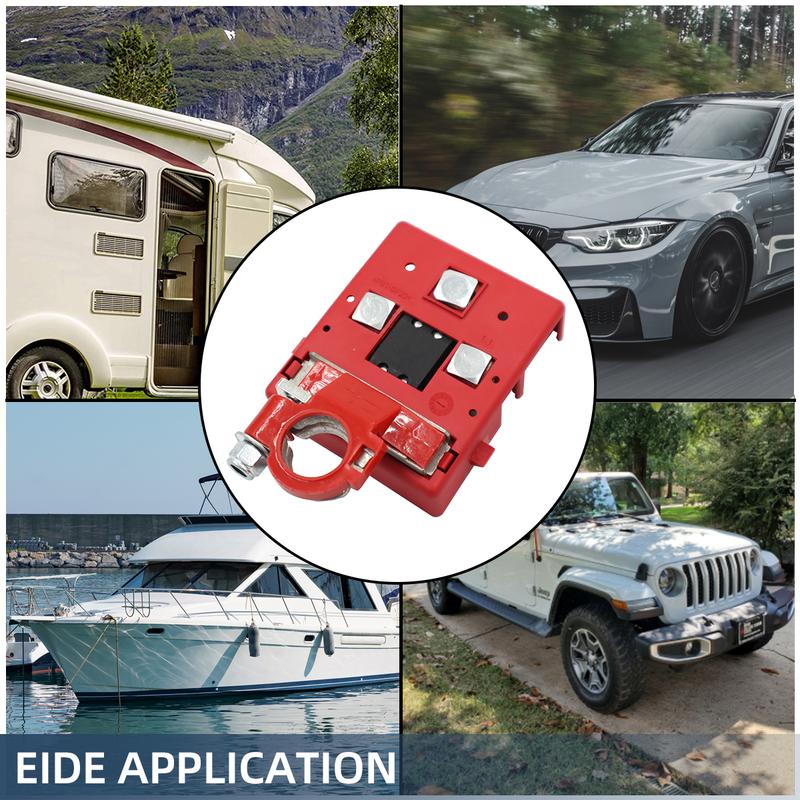 Car Quick Release Fused Battery Distribution Terminal Clamp Pile Head Connectors 32V 400A for Caravans camper Boat Truck
