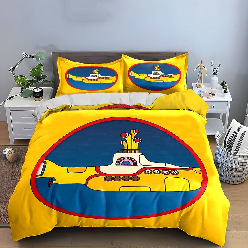 Christmas Gingerbread Pattern Bedding Duvet Cover Set Duvet Cover Pillowcases (1*Duvet Cover 2*Pillowcases, without duvet insert)