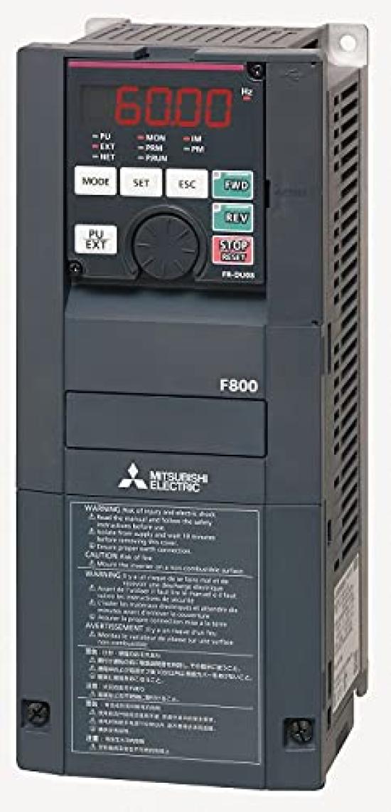 

Mitsubishi Electric Inverter Series 200V NN FR-F820-5.5K-1 Fan/Pump FR-F800 Three-Phase (Capacity 5.5kW) (FM Type)