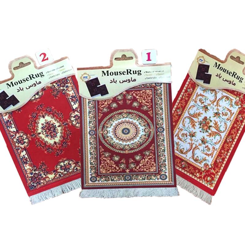 Rectangular Persian Mini Rug Woven Rug Mouse Pad Carpet Tassel Mat