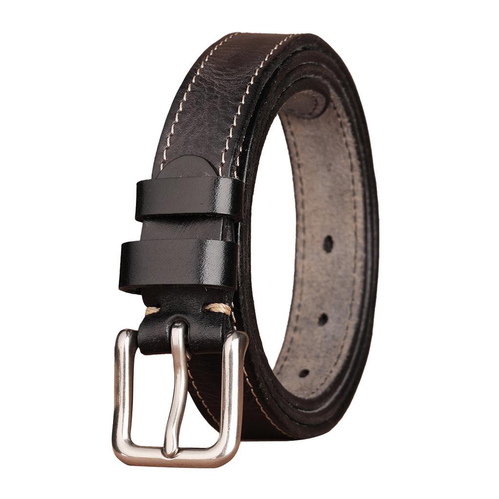 Retro New Belt Men'S First Layer Cowhide Whole Leather Versatile Tree Paste Leather Needle Buckle Belt Middle-Aged And Young Men'S Belt