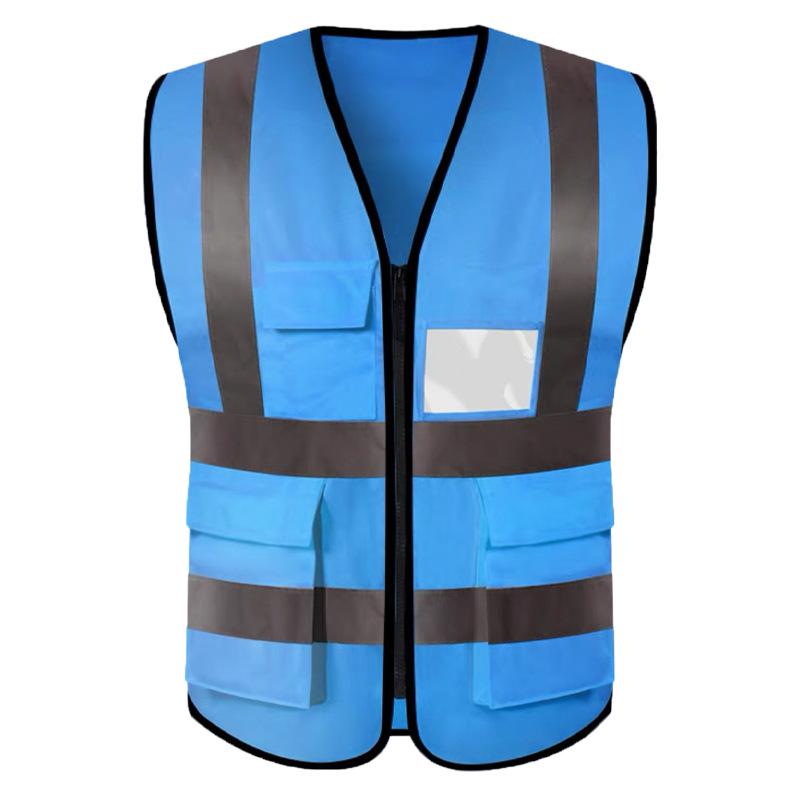 High-Visibility Reflective Safety Vest for Traffic and Construction Workers