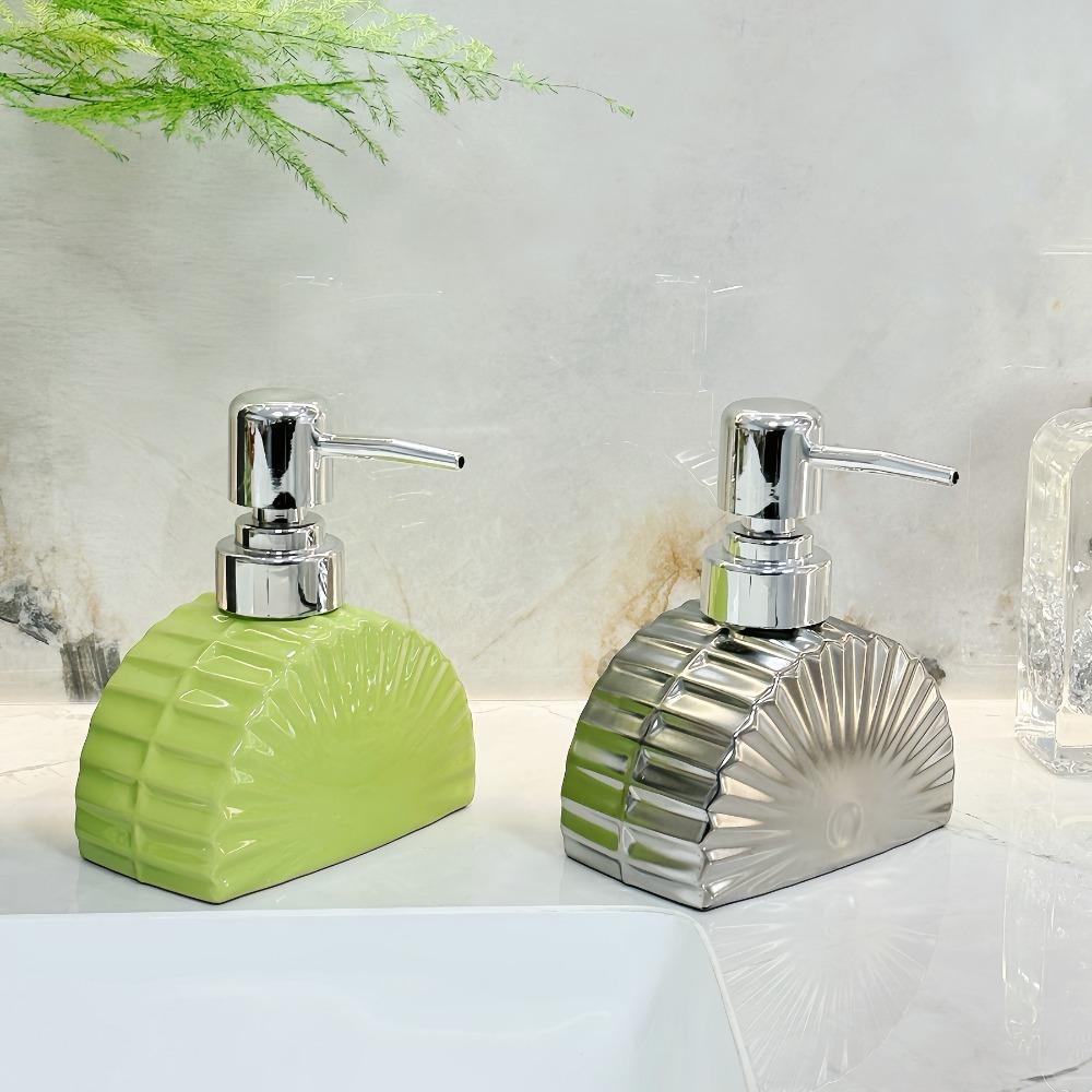 Exquisite Press Separate Bottle Light Luxury Shampoo Bottle Fan Shaped Lotion Bottle  Shower Gel