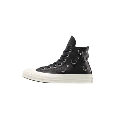 Chuck 70 Hi Unisex Black Silver Egret A14451C