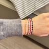 Korean High-End Crystal Beaded Bracelet: Handmade, Cute & Elastic