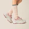 LOL x Li Ning Cat Paw Lite 2 Slip Resistant Abrasion Resistant Low top Chunky Sneakers Women's Beige Pink AGCV236-1