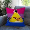 Animation A-A-Angry Birds Cartoon Cushion Cover Inches Farmhouse Decor Home Throw Pillow Covers For Couch Decorations