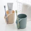 Multi-functional Creative Household Brushing Cup Plastic Material Couple Gargle Cup with Handle