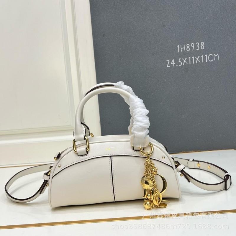 

Original Order Quality Portable Cross-body Bag Women s Light Luxury Chain High-end Shoulder Fashionable All-matching True 24.5X11X11CM білий