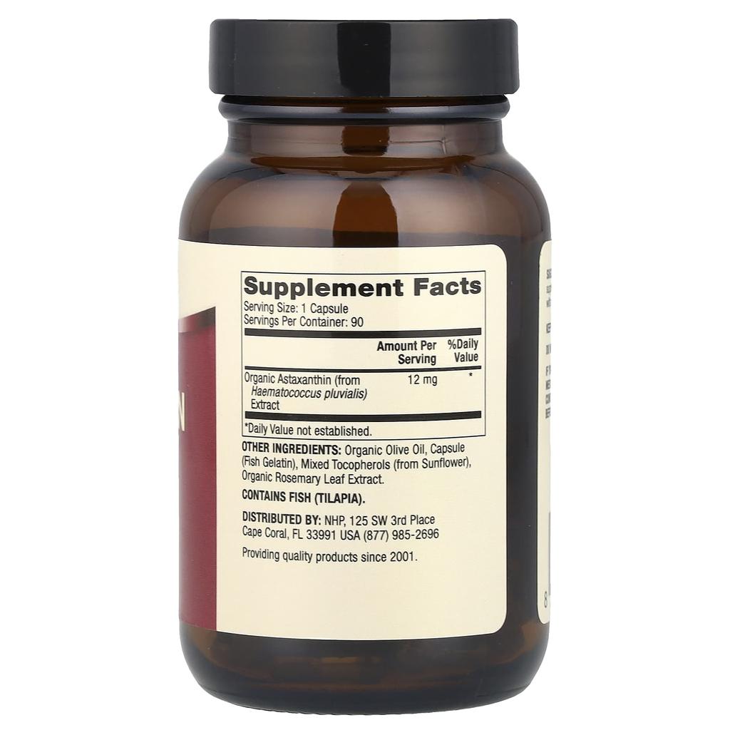 Dr. Mercola Astaxanthin, 12 mg, 90 Kapseln
