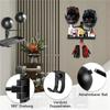 ABLZ-Motorcycle Helmet Display Stand With Adjustable Hook Universal Fit For Caps, Jackets& Accessories. Wall Mounted Storage