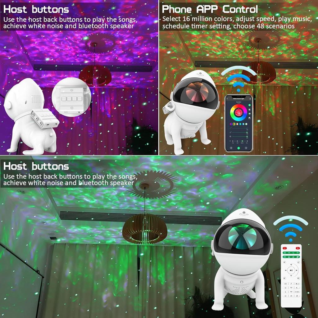 Star Projector Light Galaxy Projector for Bedroom Galaxy  Space Dog Projector for Kids Adults Home Party Ceiling Decor Christmas
