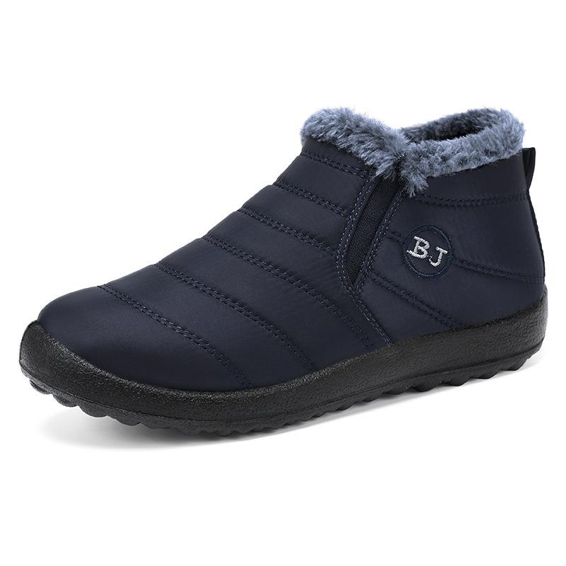 Cotton shoes couple large size women's shoes cold-proof snow boots piled thickened short boots warm soft sole low-top cotton boots