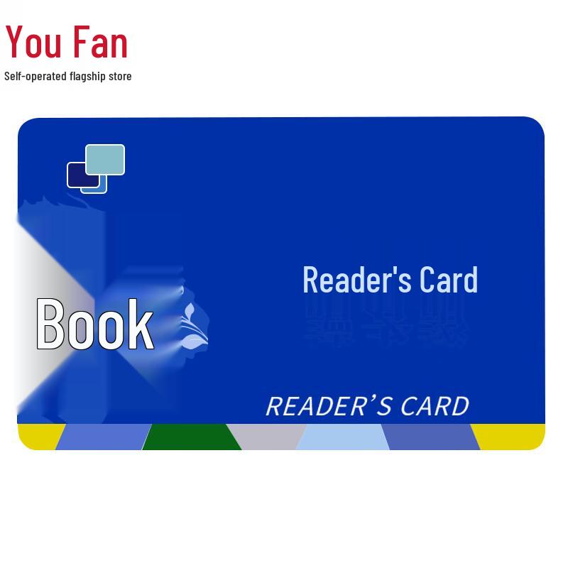 YOUFAN Smart Library Management System with 200 Cards