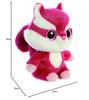 Aurora YooHoo & Friends M Chewoo Red Squirrel YooHoo&Friends M Colorful Animal Motif Plush Toy 611160