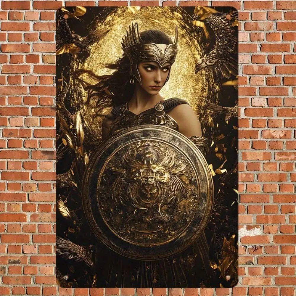 Retro Metal Wall Art Iron Painting Living Room Home Decor 20x30 cm