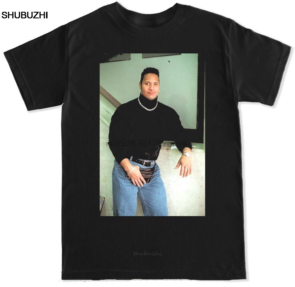 The Rock Tbt Wrestling Dwayne Johnson Cena Reigns Gymnasium Funny Humor Flair T Shirt Cool Hot Sale New Unisex T Shirt S
