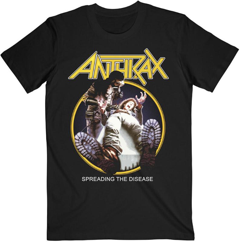 Anthrax Spreading The Disease Tracklist Shirt S-XXL T-Shirt Official Band Tshirt