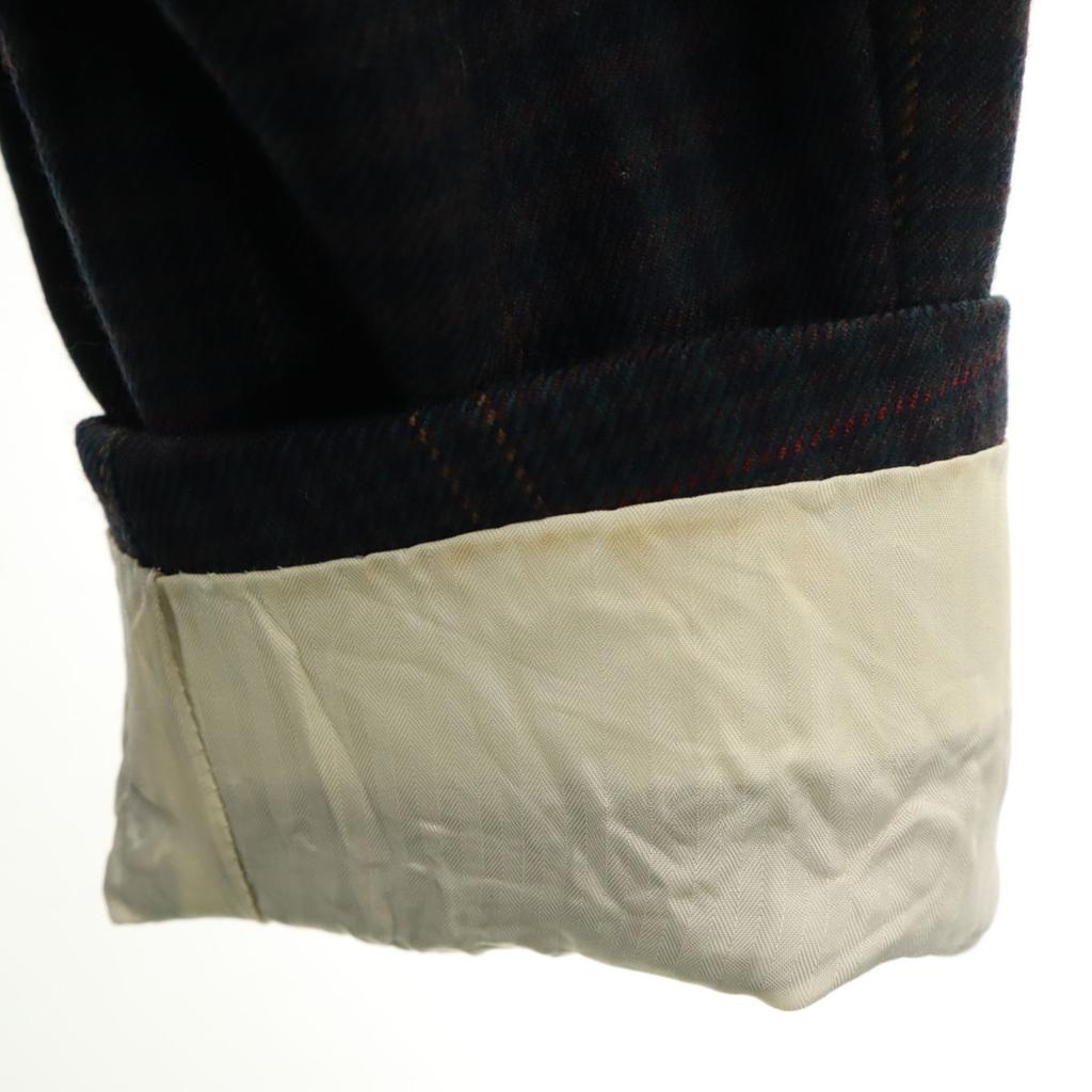 Burberrys 90er Jahre Old Check Muster doppelt geschnittene Jacke BE5 Navy System Herren Gebraucht