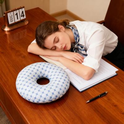 Cuscino per Piercing all'Orecchio per Chi Dorme sul Fianco Morbido Cuscino a Ciambella con Foro per Sollievo dal Dolore all'Orecchio Piaghe da Decubito Cuscino a O per Dormire sul Fianco per Adulti
