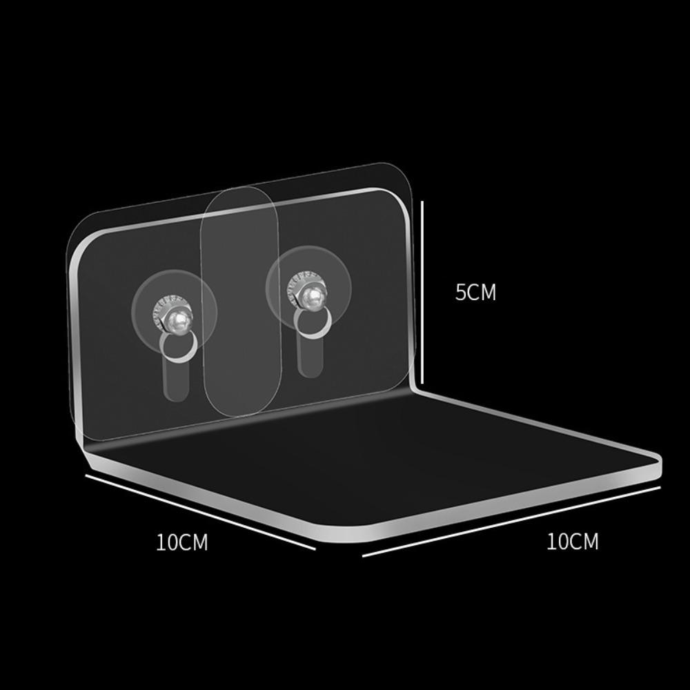 

Новая акриловая подставка для дисплея 20/30/15/10 см, перфорированная, утолщенная полка для хранения, прочные наклейки, прозрачная полка для организации