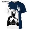 Short Sleeve Men's Sports T-Shirts Boxing Fight Workout Casual Sporty Tops 3D Print Street Style O-Neck Tee Plus Size 6XL