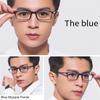 TR90 Square Myopia Glasses -1 0 To -6 0 Prescription Eyewear Unisex Blue Red Transparent Black Frame Lightweight Durable