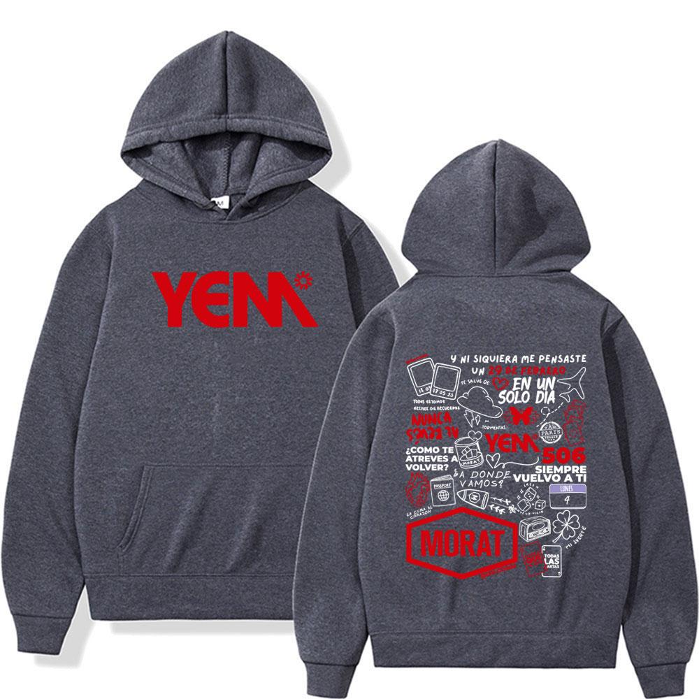 Band Morat Yem Album Graphic Sweatshirts Men Women Harajuku High Street Hip Hop Classic Pullovers Oversized  Hoodie Tops