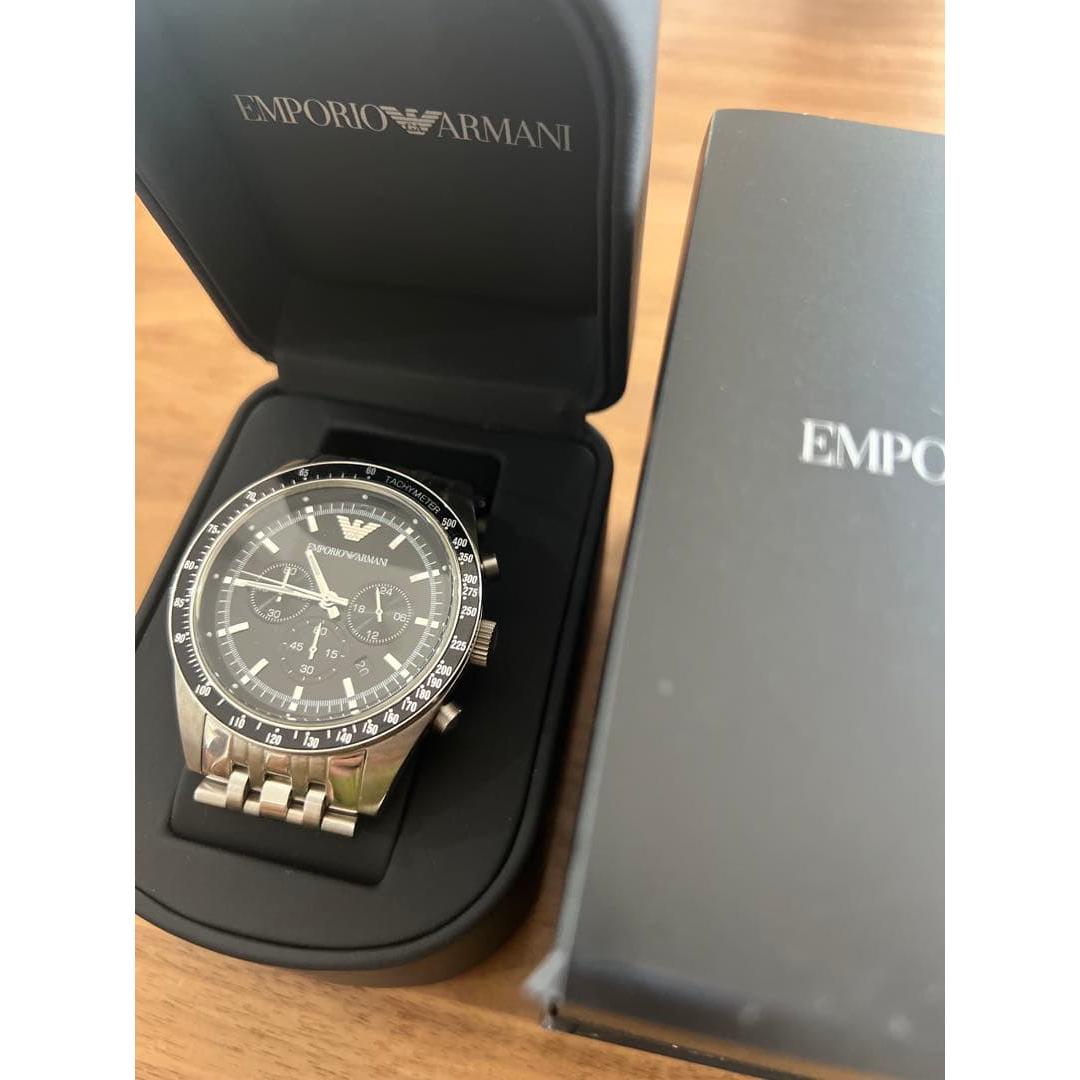 Used 7-3770 EMPORIO ARMANI AR-5988 Chronograph Watch
