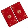 Red Wedding Money Envelope, Large Capacity, Stamped, Chinese Style, Tea Ceremony, Gift Return
