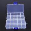 10 Compartments Adjustable Practical Storage Box Bead Ring Box Jewelry Presentation Organizer