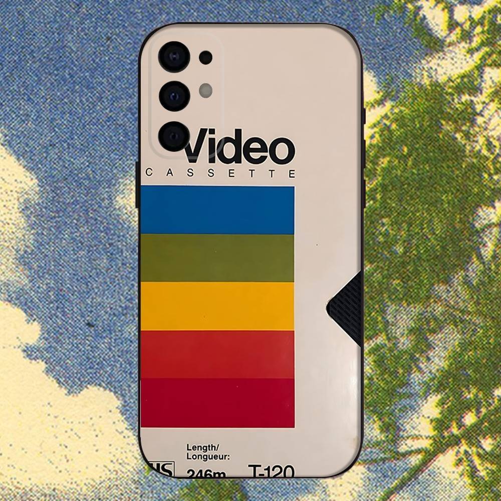 

Retro VHS Video Tape Phone Case For Samsung S25,S24,S21,S22,S23,S30,Ultra,S20,Plus,Fe,Lite,Note,10,9,5G Black Cover Samsung S25ULTRA