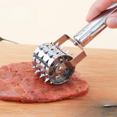Ablandador de carne de acero inoxidable, suministros de cocina, martillo para carne de cerdo, carne de res y pollo, cabezal de rodillo para ablandar la carne, herramienta para el hogar