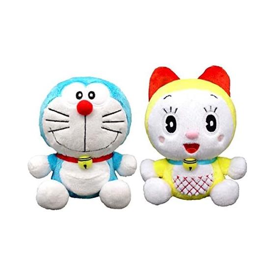 Doraemon & Dorami-chan (S) Plush Toy Set of 2 Height 16cm
