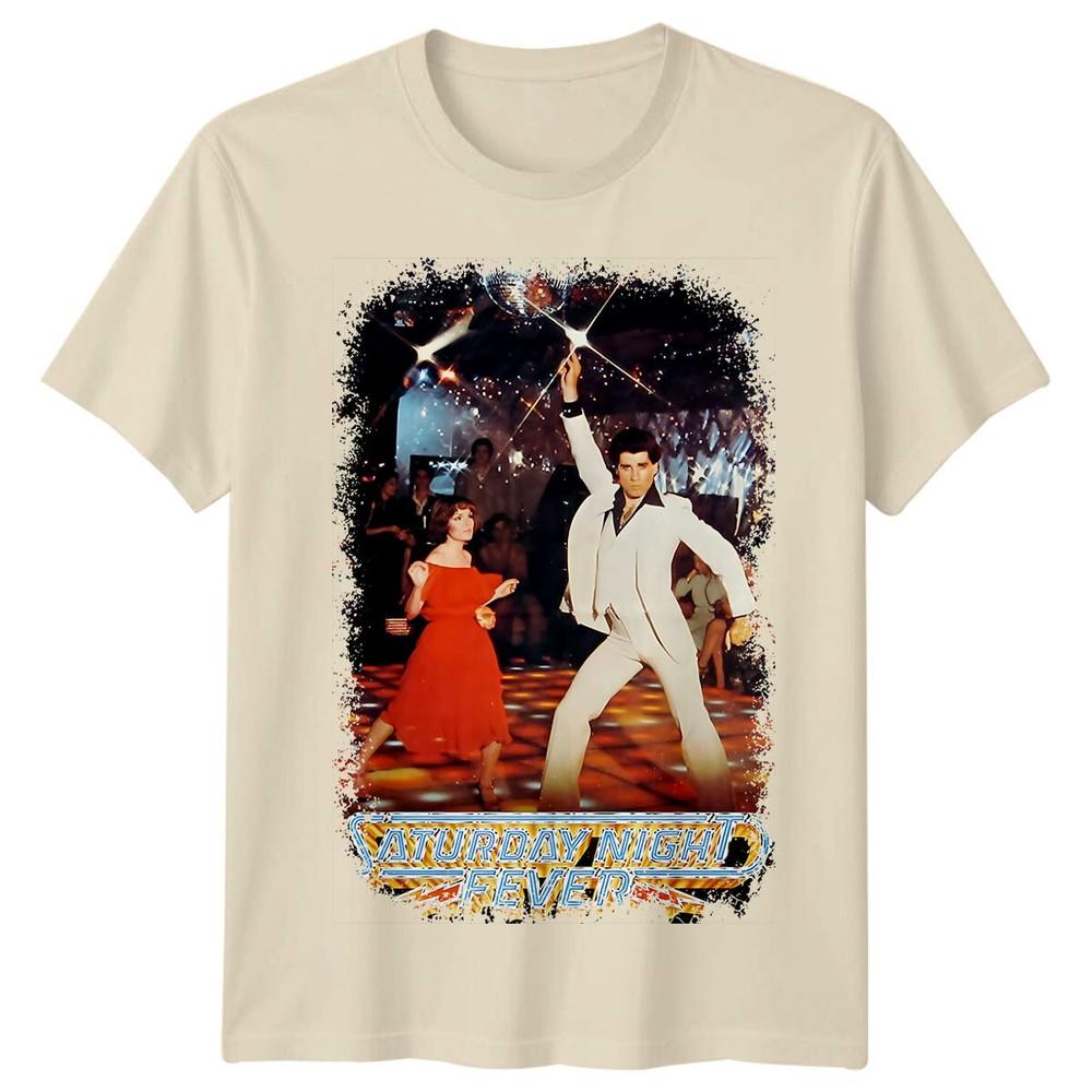 Saturday Night Fever 1977 Movie Poster Inspired Tshirt Retro 70s Tee Unisex